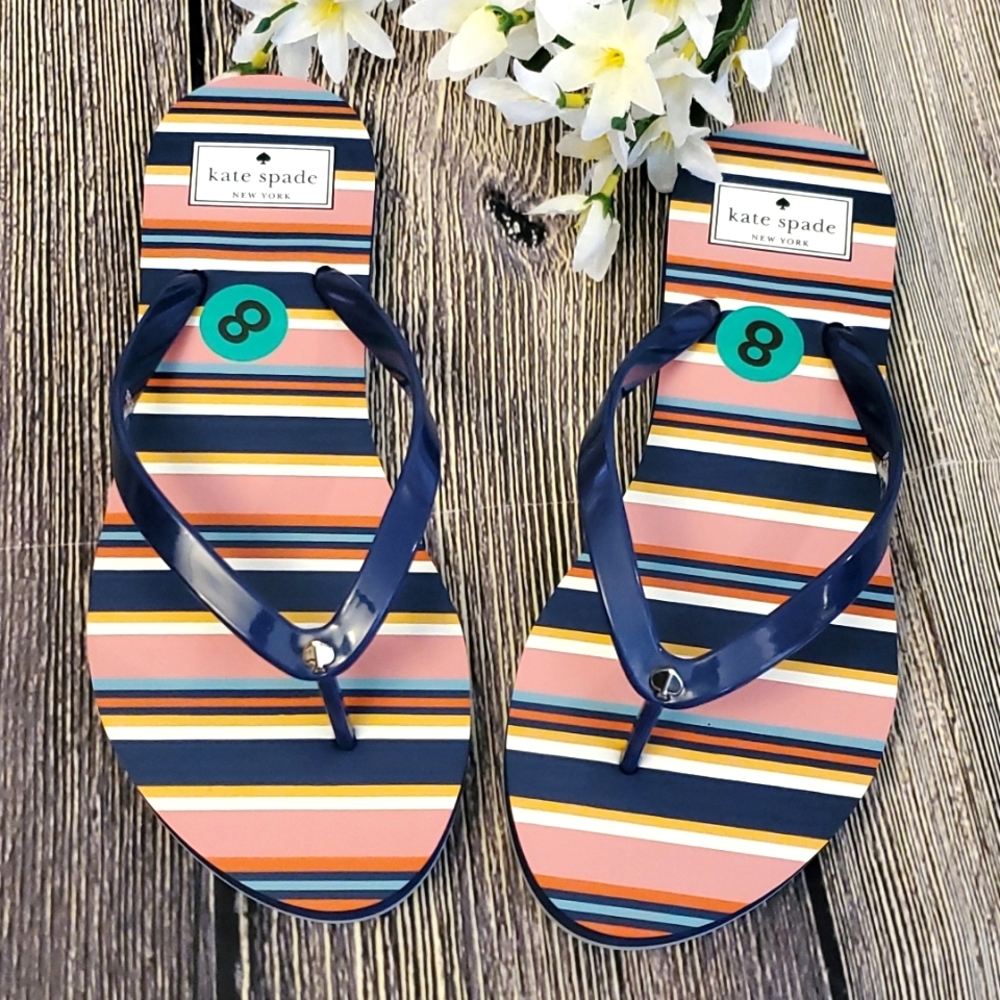 Kate Spade Multi Color Flip Flops - image 1
